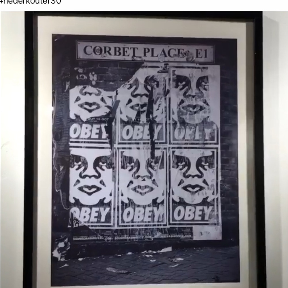 Obey Shepard Fairey Framed Print